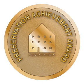 2022 Preservation Achievement Awards Medallion